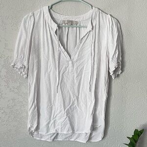LOFT white blouse